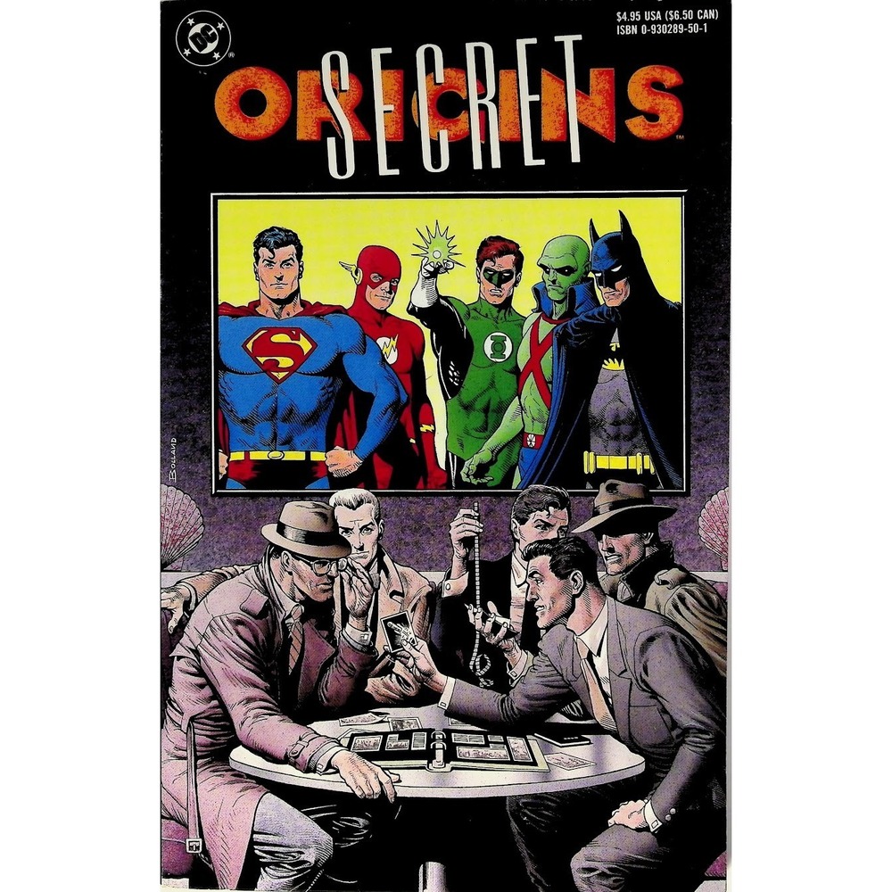 DC Comics Comic Book Secret Origins #1 Brian Bolland Cover Prestige Format 1990